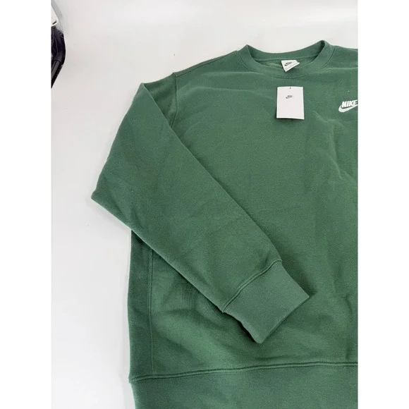 Nike Sportswear Club Fleece Sweatshirt Crewneck Fir Green Men's Sz XS BV2662-323